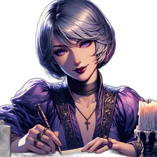 jewelry, staff, face, comic book art transparent PNG cut-out