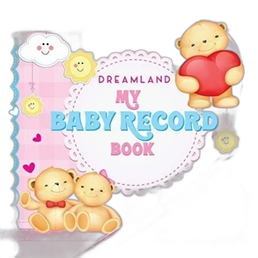 pink, blue, baby, record transparent PNG cut-out