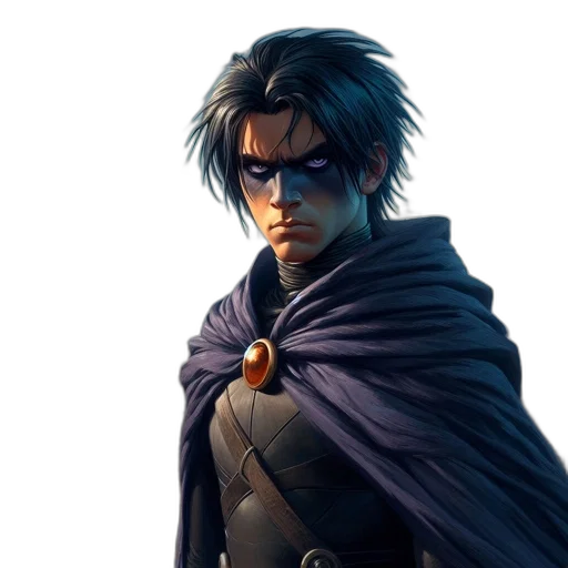 jacket, staff, face, concept art transparent PNG cut-out