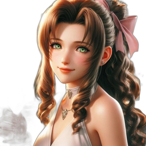 face, staff, dress, fantasy art transparent PNG cut-out