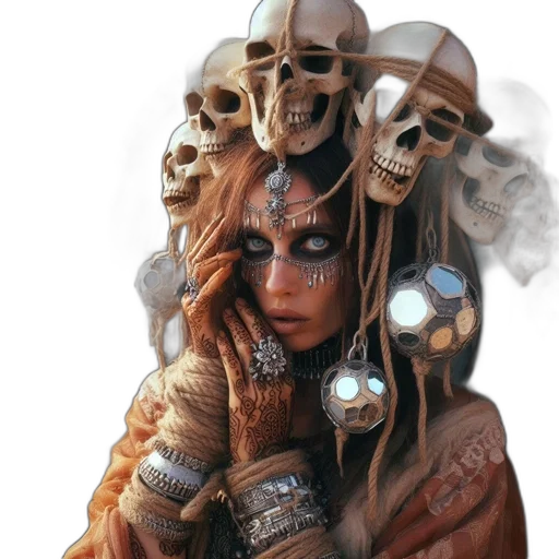 jewelry, mask, face, crown transparent PNG cut-out