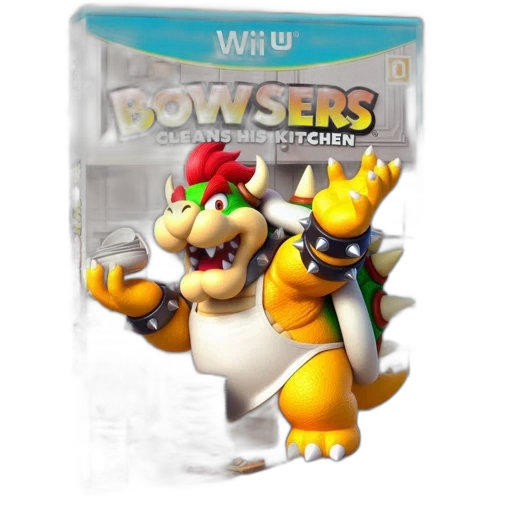 crown, 3d render, concept art, bowser transparent PNG cut-out