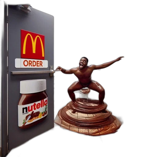 food, robot, creature, 3d render transparent PNG cut-out