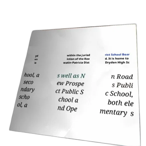 dryden, within, jurisdiction, kee transparent PNG cut-out