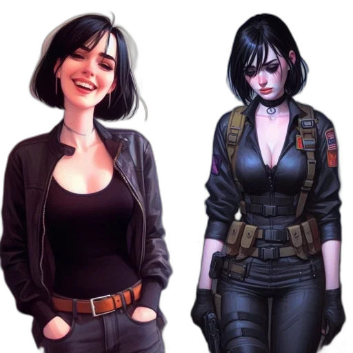 jacket, concept art, comic book art, fantasy art transparent PNG cut-out