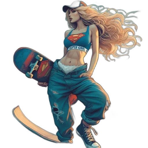 concept art, comic book art, cartoon, fantasy art transparent PNG cut-out
