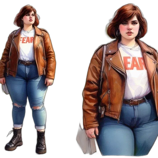 jacket, concept art, 3d render, comic book art transparent PNG cut-out