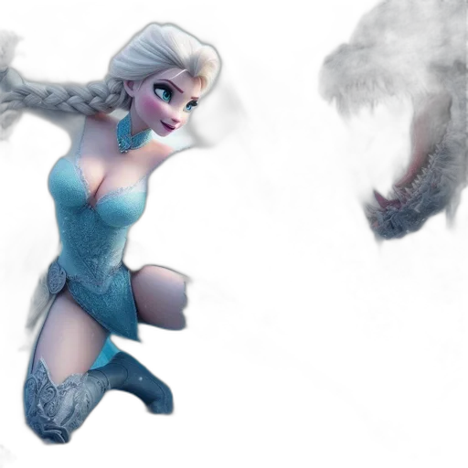 concept art, fantasy art, 3d render, comic book art transparent PNG cut-out