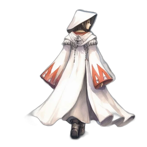 dress, staff, hat, mask transparent PNG cut-out