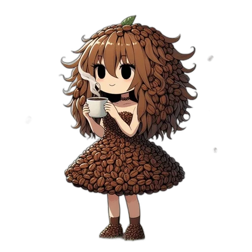 hair, dress, creature, animal transparent PNG cut-out