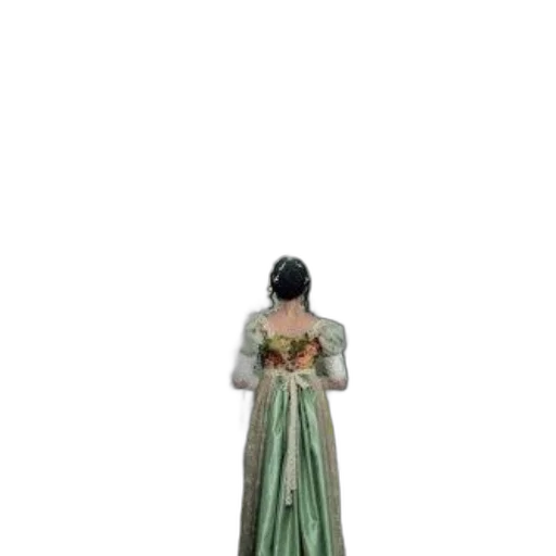 dress, jewelry, staff, 3d render transparent PNG cut-out
