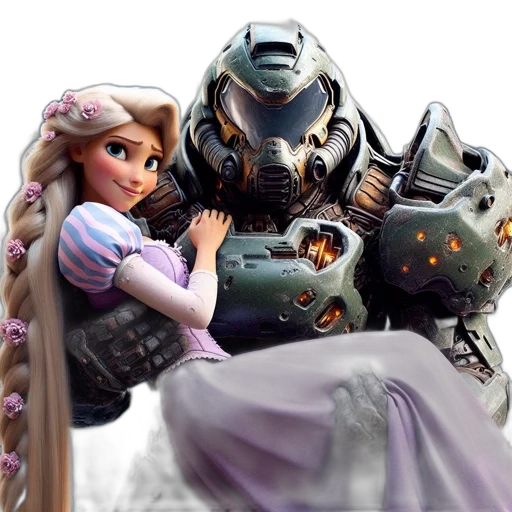 robot, weapon, concept art, fantasy art transparent PNG cut-out