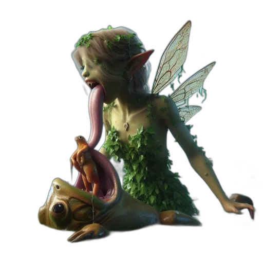 creature, dragon, animal, staff transparent PNG cut-out
