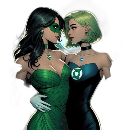 dress, comic book art, concept art, fantasy art transparent PNG cut-out
