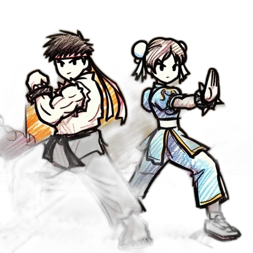 concept art, pixel art, anime, comic book art transparent PNG cut-out