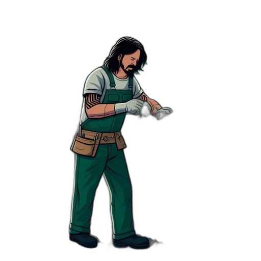staff, weapon, jacket, sword transparent PNG cut-out