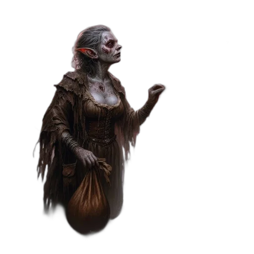 creature, mask, staff, concept art transparent PNG cut-out
