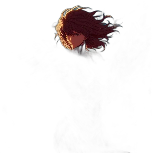 hair, creature, mask, face transparent PNG cut-out