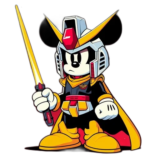 robot, staff, weapon, sword transparent PNG cut-out