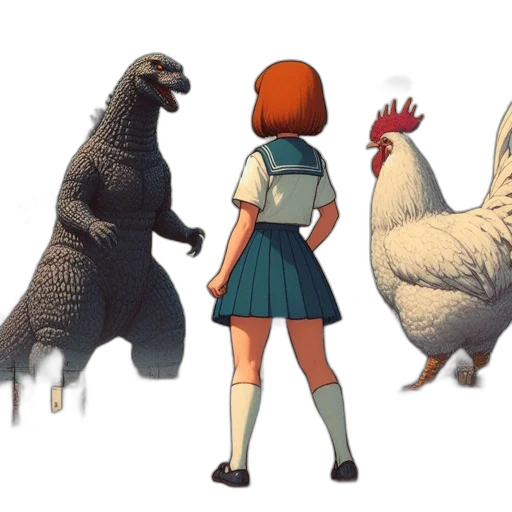 animal, creature, dress, concept art transparent PNG cut-out