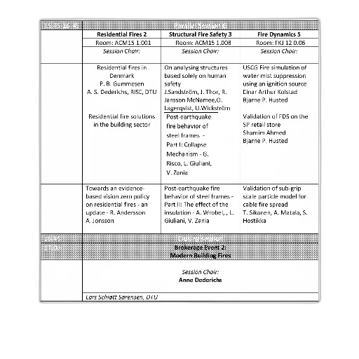 table, displaying, various, sessions transparent PNG cut-out