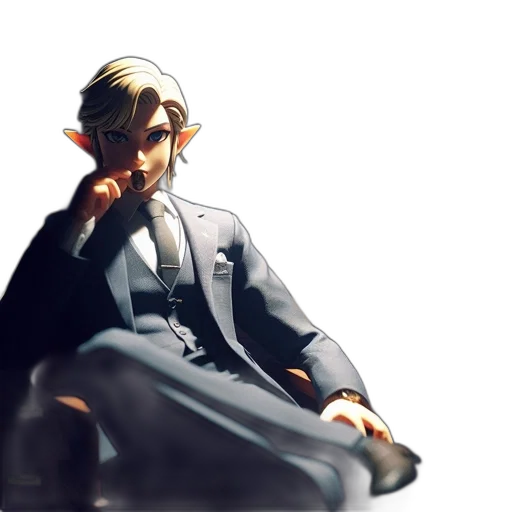 staff, jacket, face, sword transparent PNG cut-out