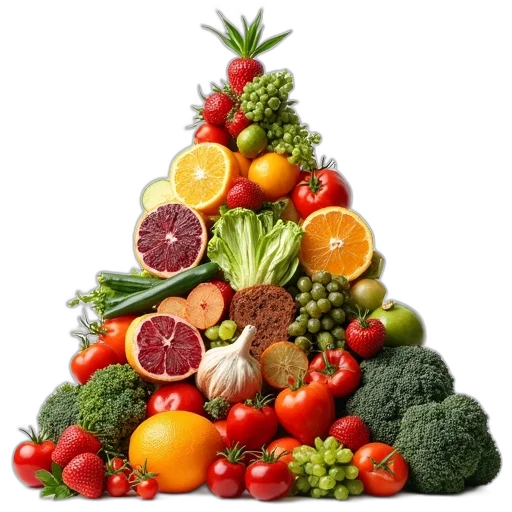food, crown, tree, red transparent PNG cut-out