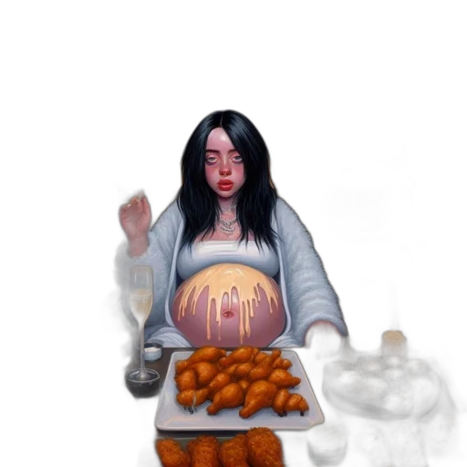 food, concept art, fantasy art, photorealistic transparent PNG cut-out