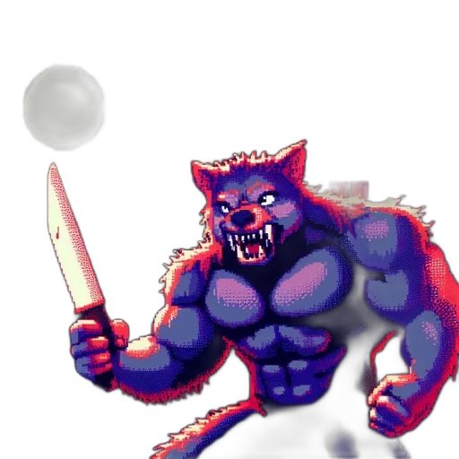 staff, weapon, creature, pixel art transparent PNG cut-out