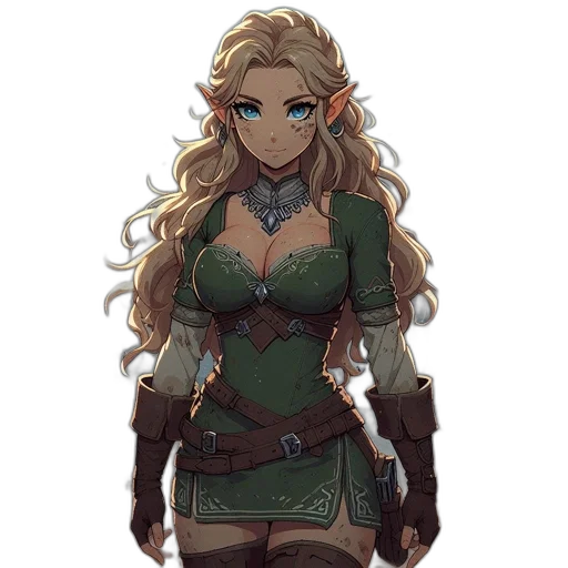 dress, staff, dragon, weapon transparent PNG cut-out