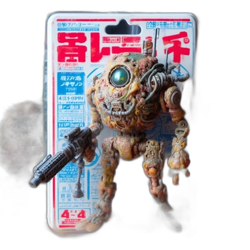 robot, creature, weapon, concept art transparent PNG cut-out