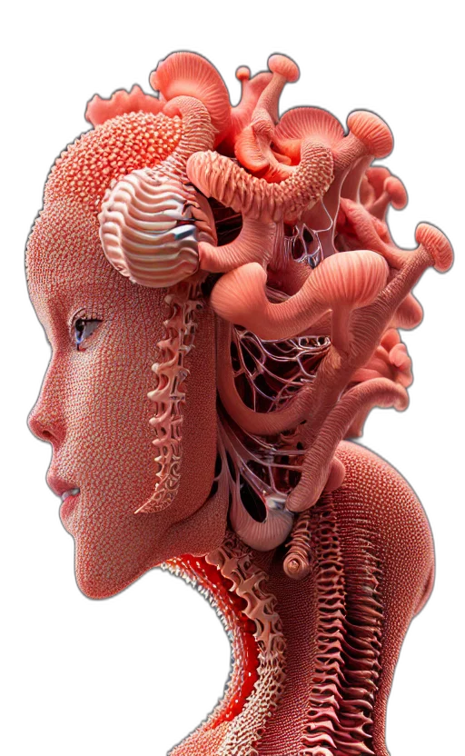 creature, face, mask, robot transparent PNG cut-out