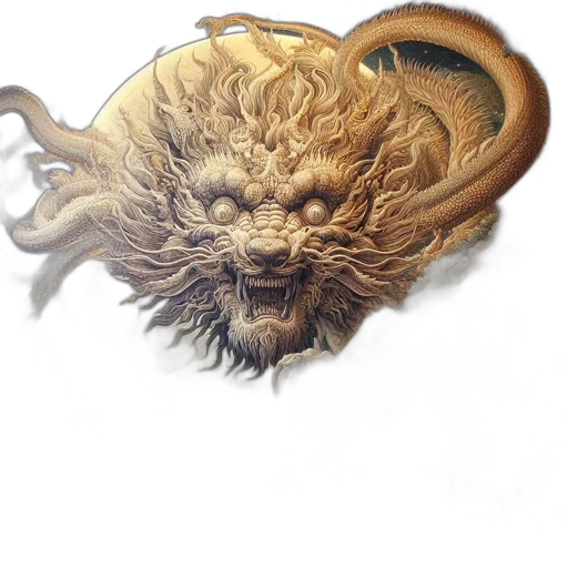 mask, crown, dragon, hair transparent PNG cut-out
