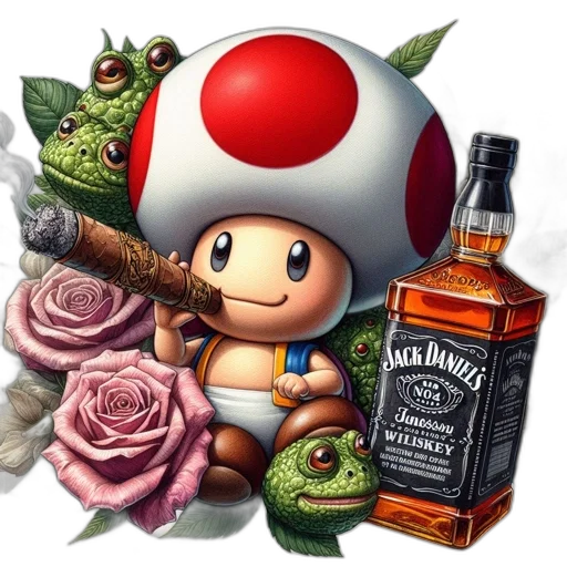 bottle, hat, crown, pixel art transparent PNG cut-out