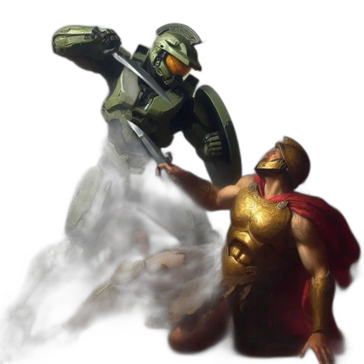 robot, weapon, sword, concept art transparent PNG cut-out
