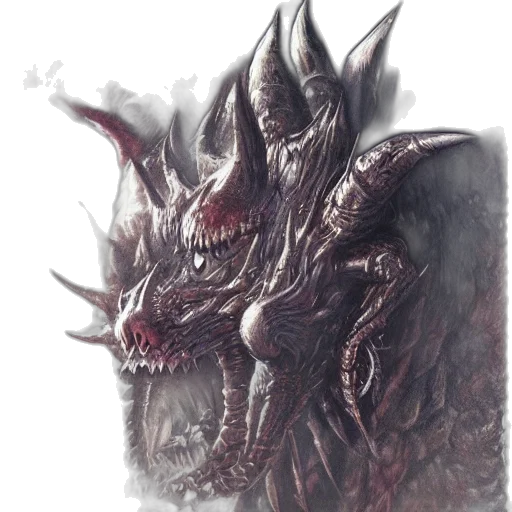 dragon, creature, face, mask transparent PNG cut-out