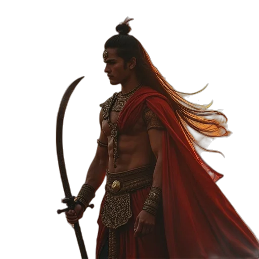 sword, staff, weapon, fantasy art transparent PNG cut-out