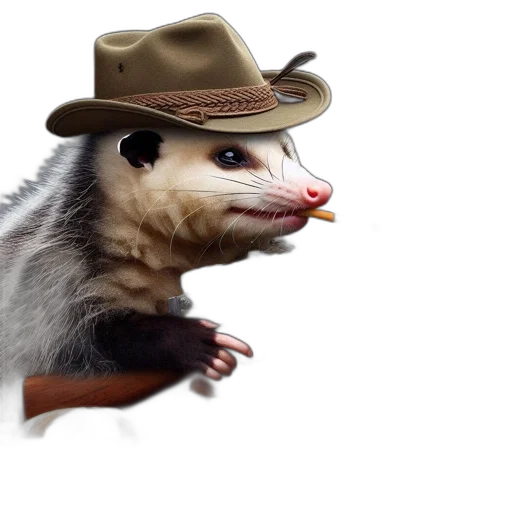 hat, animal, creature, jacket transparent PNG cut-out