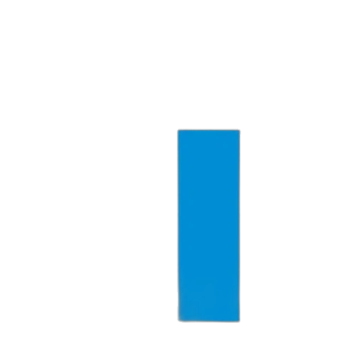 staff, robot, pixel art, blue transparent PNG cut-out