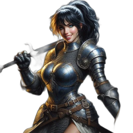 sword, fantasy art, concept art, comic book art transparent PNG cut-out