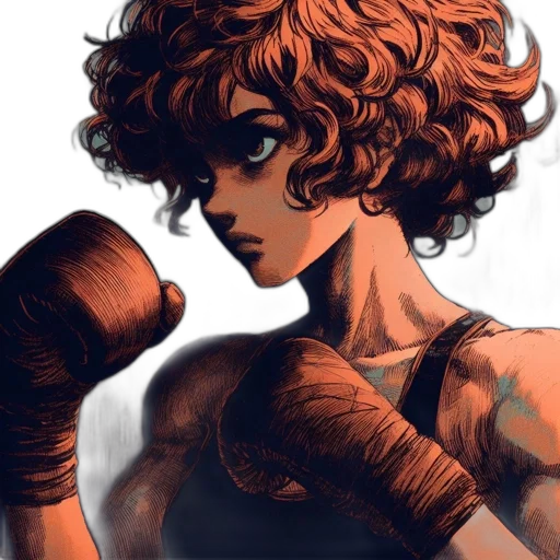 weapon, face, mask, hair transparent PNG cut-out