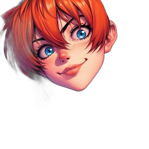 face, mask, crown, hair transparent PNG cut-out