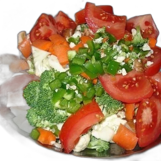 food, photorealistic, bowl, colorful transparent PNG cut-out