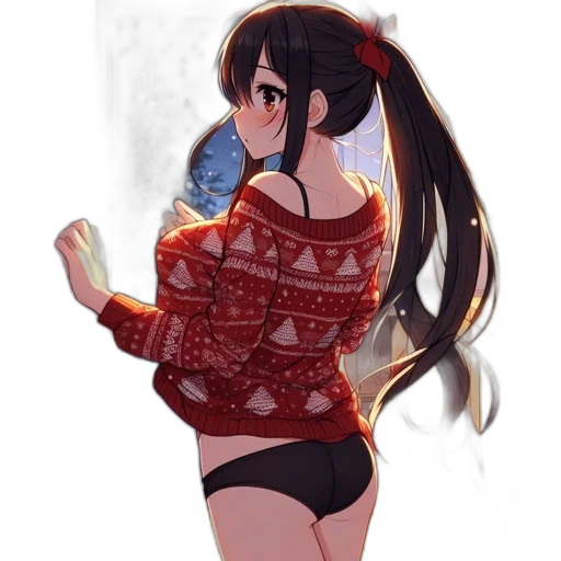 dress, jacket, creature, pixel art transparent PNG cut-out
