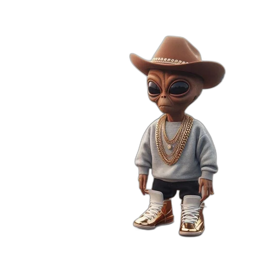 hat, creature, shoes, jacket transparent PNG cut-out