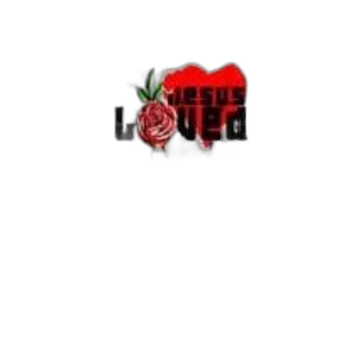 flower, white, t-shirt, red transparent PNG cut-out