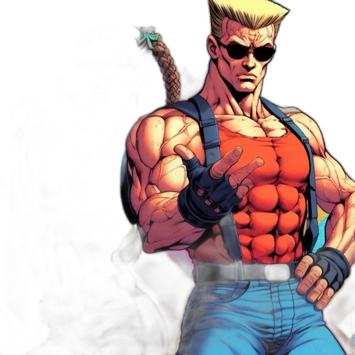 comic book art, concept art, pixel art, cyberpunk transparent PNG cut-out
