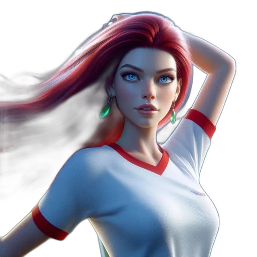concept art, comic book art, fantasy art, 3d render transparent PNG cut-out