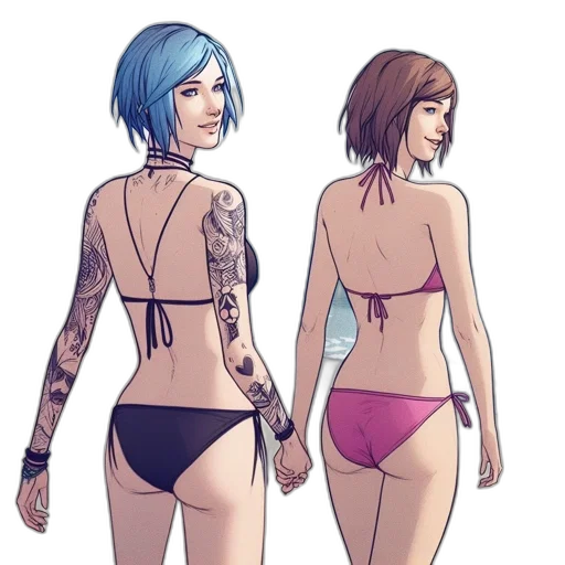 concept art, cyberpunk, comic book art, fantasy art transparent PNG cut-out