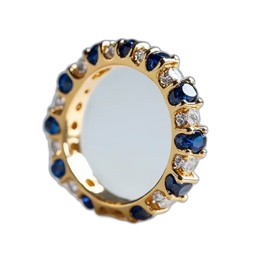 jewelry, crown, carat, blue transparent PNG cut-out